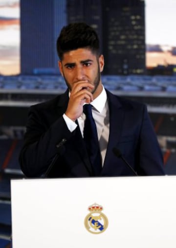 Marco Asensio se mostró muy emocionado al recordar a su madre, que falleció cuando él tenía 15 años.