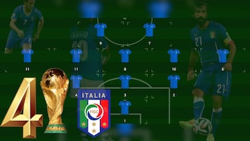 El XI de la historia de Italia: es tan bestial que faltan 'leyendas'