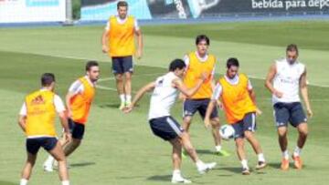 Isco, en un entrenamiento.