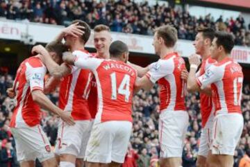 Giroud, Ramsey y Flamini fueron los encargados de anotar para los Gunners.