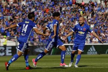 Universidad de Chile y Wanderers, en imágenes. 