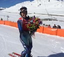 Carolina Ruiz se despide del esquí en lo más alto del podio