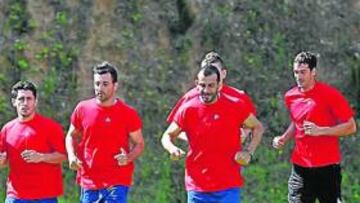 <b>CORRIENDO. </b>La plantilla volverá el jueves a los entrenamientos debido a la falta de un técnico.