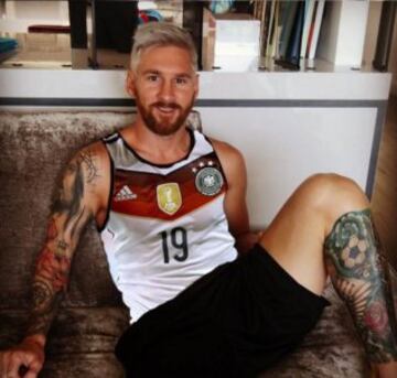 Los memes tras el cambio de 'look' de Lionel Messi