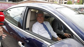 08/05/18 ENRIQUE CEREZO PRESIDENTE DEL ATLETICO DE MADRID SALIENDO DE LA REUNION CON GRIEZMANN