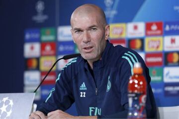 Real Madrid coach Zinedine Zidane.