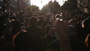 Protestas en Nueva York.