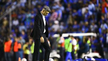 Fernando Ortiz después de ser eliminado en el torneo Clausura 2024 con Monterrey.