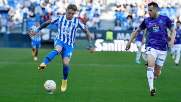 Málaga-Valladolid, en directo: LaLiga SmartBank, en vivo