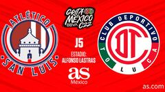 Atlético de San Luis - Toluca en vivo: Liga MX en directo