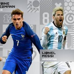 Messi, Ronaldo y Griezmann buscan el primer "The Best"