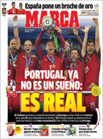 Portadas de la prensa mundial