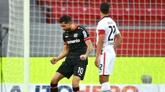 Kerem Demirbay celebra su gol en la victoria del Bayer 04 Leverkusen ante el Eintracht Frankfurt.