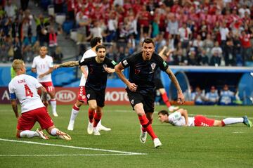 1-1. Mario Mandzukic celebr¨® el gol del empate.