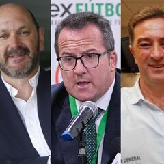 Así son los tres precandidatos a presidir la RFEF