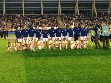 Al ser sede mundialista la selección francesa ya tenia su clasificación asegurada. 