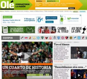 Portadas de la prensa extranjera