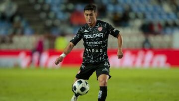 Alejandro Zendejas durante un partido del Necaxa