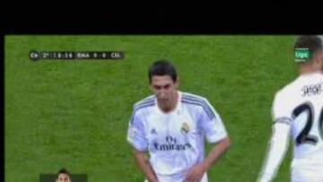 Di María, en el feo gesto.