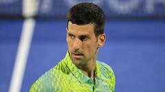 Novak Djokovic, durante el pasado torneo de Dubái.
