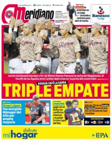 Portadas de la prensa deportiva