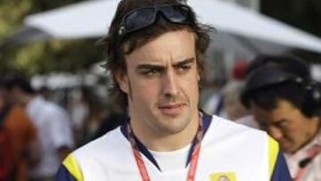 <b>PRIMERAS PRUEBAS.</b> Arranca la temporda 2008 y el Renalut de Alonso aún debe calentar motores para estar entre los mejores.