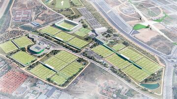 La maqueta de la nueva Ciudad Deportiva del Betis.