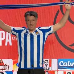 La genialidad de Raúl Pérez imitando el momentazo de Imanol en rueda de prensa