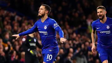 Hazard supera a Cristiano como goleador en la Premier