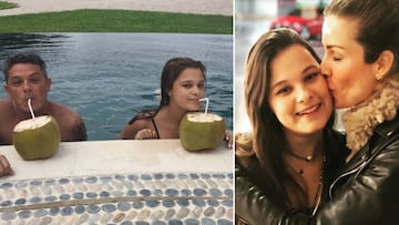 Im&aacute;genes de Alejandro Sanz y de Jaydy Michel con su hija en com&uacute;n, Manuela.