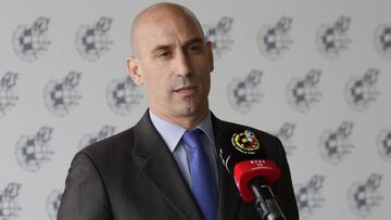 01/06/2018 Luis Rubiales.
El presidente de la RFEF y de LaLiga se reúnen para tratar temas de calendario, el formato de la Copa y del fútbol modesto y femenino
ESPAÑA EUROPA DEPORTES MADRID
