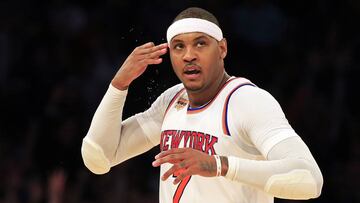 Carmelo Anthony decidió el duelo entre Knicks y Pacers