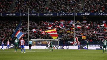 Contra el Betis el Vicente Calderón registró su quinto lleno de la temporada.