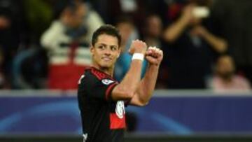 El delantero mexicano marcó su primer gol en la Bundesliga con el Bayer Leverkusen.