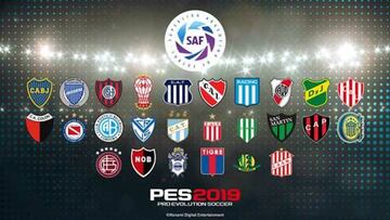 Los clubes de la SuperLiga Quilmes estarán en PES 2019 / Konami