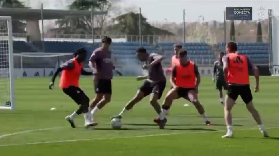 ¿Está Mbappé al 100%? Vean esta jugada en el entrenamiento y juzguen ustedes mismos