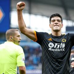 Raúl Jiménez da doble asistencia en la victoria de Wolverhampton