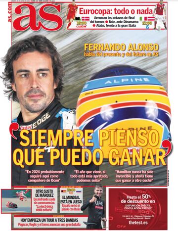 Las portadas de AS de junio