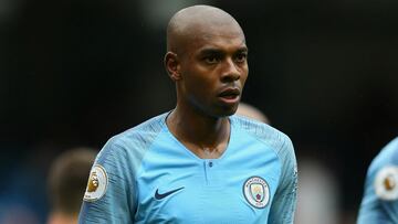 Fernandinho a doubt for return leg against Spurs