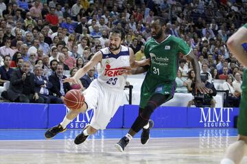 Sergio Llull y Christian Eyenga.