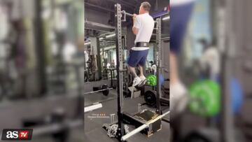 Leo Messi’s wife posted a video of the Inter Miami star doing weighted pull-ups, preparing for the 2024 season after time off towards the end of the last.