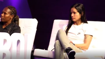 Lady Andrade en la final de la Copa América con Conmebol y Nike