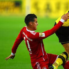 Dortmund 1 - 3 Bayern: James protagonista en el clásico