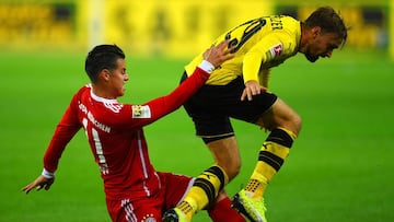 Sigue el Borussia Dortmund vs Bayern Múnich en vivo online, fecha 11 de la Bundesliga que se jugará a partir de las 12:30 p.m. de Colombia, en AS