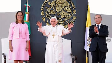 Así fue la visita que tuvo el papa emérito Benedicto XVI a México