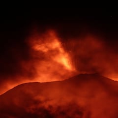 What and where are the largest active volcanoes in the world?