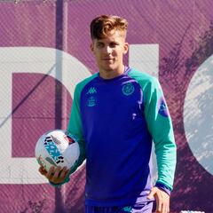 Alejo, el primer apercibido de la temporada del Real Valladolid