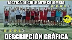 Los memes apuntaron al juego "defensivo" de Chile