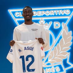 Oficial: El Leganés ficha por sorpresa a Asué, delantero que llega cedido del Shenhua chino