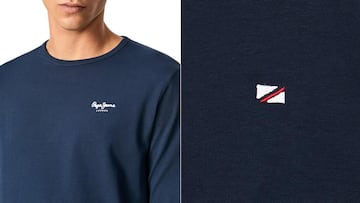 La camiseta ‘slim’ de manga larga Pepe Jeans que combina con todo, disponible en Amazon.